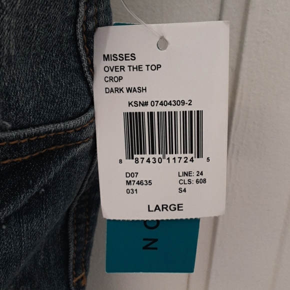 NWT Over The Top Blue Jean Overalls By Kelly Renee - Picture 4 of 10